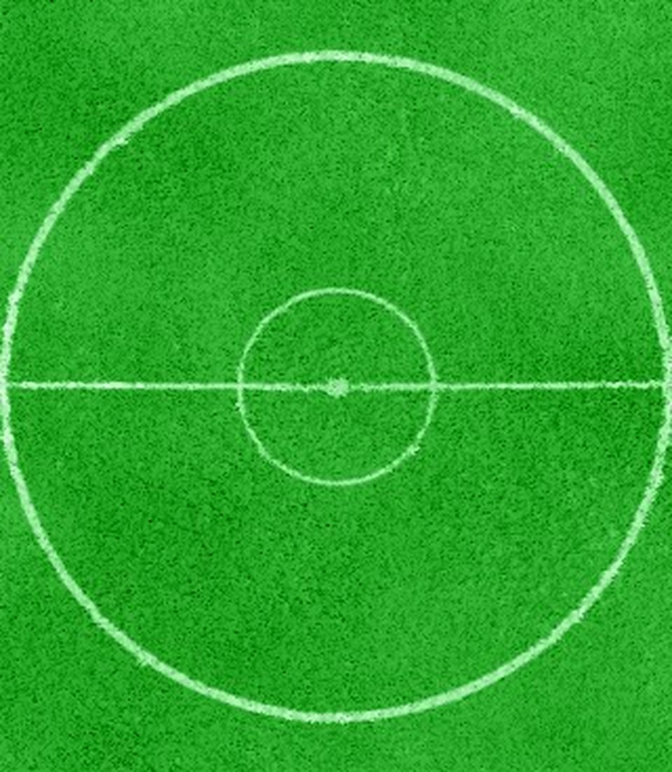 Center circle grass texture